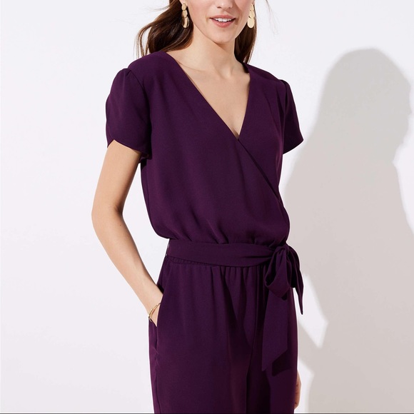 petal sleeve jumpsuit